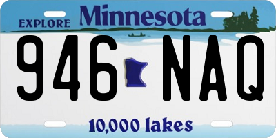 MN license plate 946NAQ
