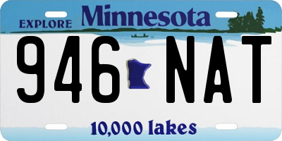 MN license plate 946NAT