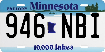 MN license plate 946NBI