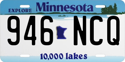 MN license plate 946NCQ