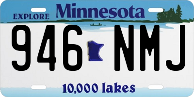 MN license plate 946NMJ