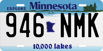 MN license plate 946NMK