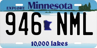MN license plate 946NML