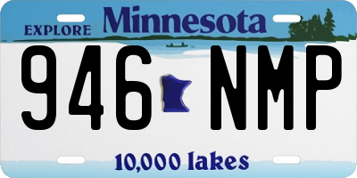 MN license plate 946NMP