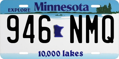 MN license plate 946NMQ