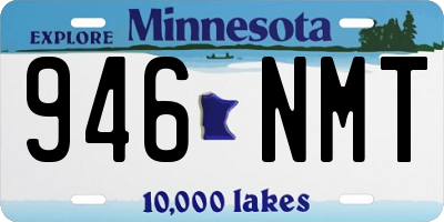 MN license plate 946NMT