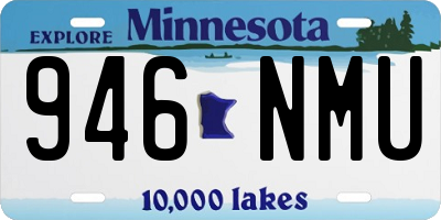MN license plate 946NMU