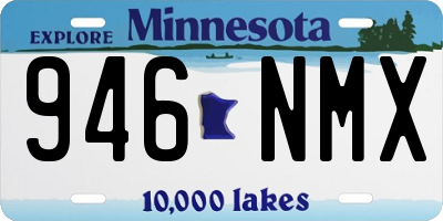 MN license plate 946NMX