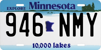 MN license plate 946NMY