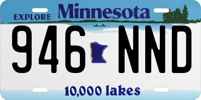 MN license plate 946NND