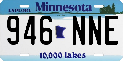 MN license plate 946NNE