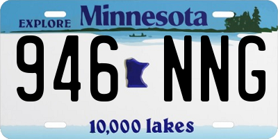 MN license plate 946NNG