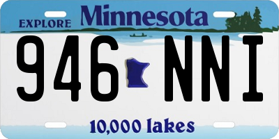 MN license plate 946NNI