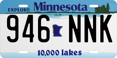 MN license plate 946NNK