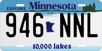 MN license plate 946NNL