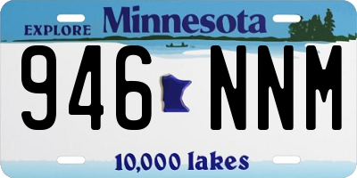 MN license plate 946NNM