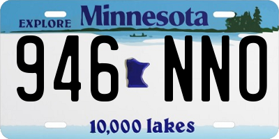 MN license plate 946NNO