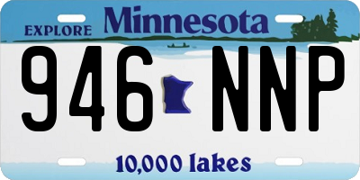MN license plate 946NNP