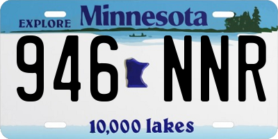 MN license plate 946NNR