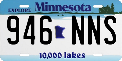 MN license plate 946NNS