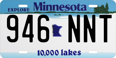 MN license plate 946NNT