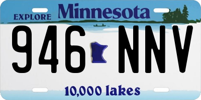 MN license plate 946NNV