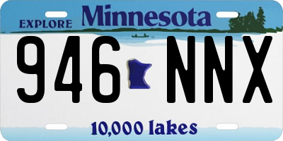 MN license plate 946NNX
