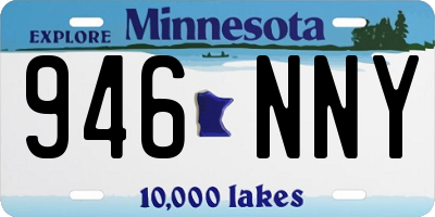 MN license plate 946NNY