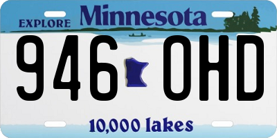 MN license plate 946OHD