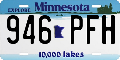MN license plate 946PFH