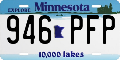 MN license plate 946PFP