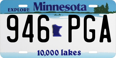 MN license plate 946PGA