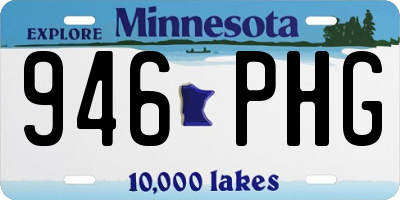 MN license plate 946PHG