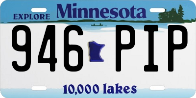 MN license plate 946PIP