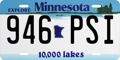 MN license plate 946PSI