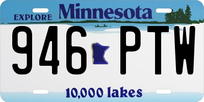 MN license plate 946PTW