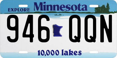 MN license plate 946QQN