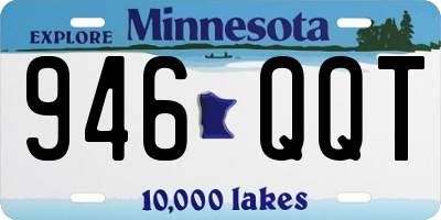 MN license plate 946QQT