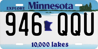 MN license plate 946QQU