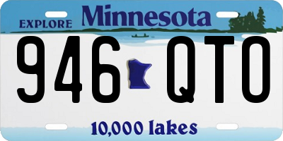 MN license plate 946QTO