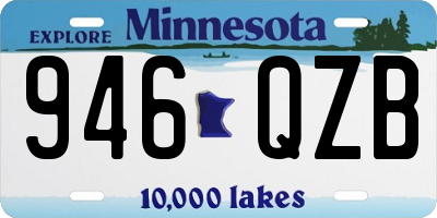 MN license plate 946QZB