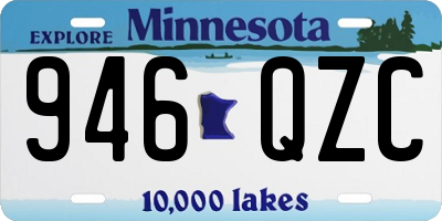MN license plate 946QZC