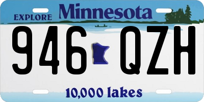 MN license plate 946QZH