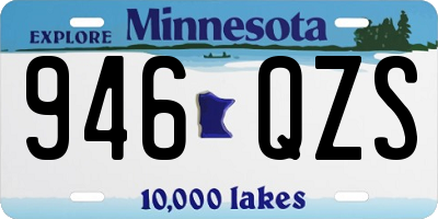 MN license plate 946QZS