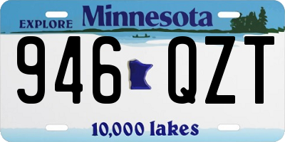 MN license plate 946QZT