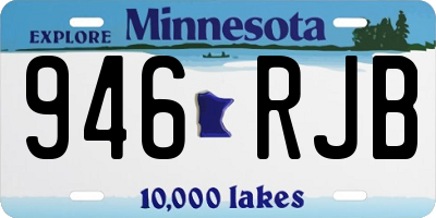MN license plate 946RJB