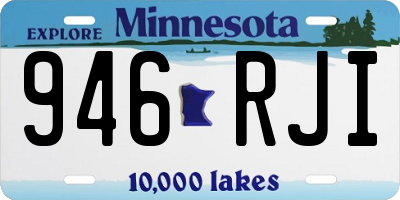 MN license plate 946RJI