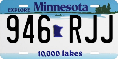 MN license plate 946RJJ