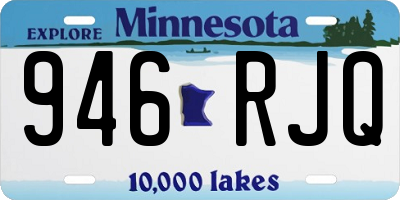 MN license plate 946RJQ