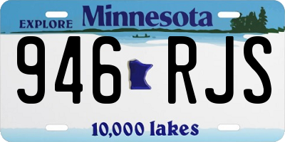 MN license plate 946RJS